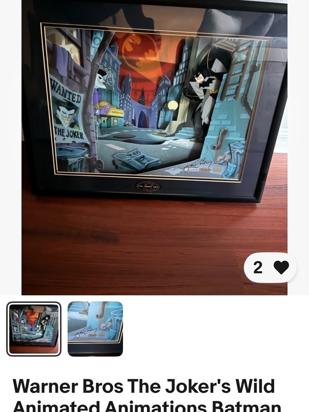 Batman Animated Art Print — Multicolor